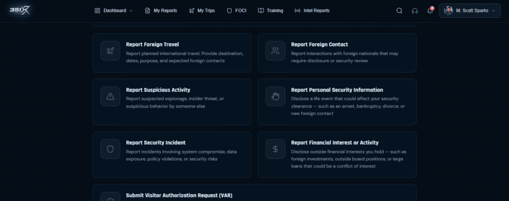 351X Insider Risk Management SaaS Employee Reporting