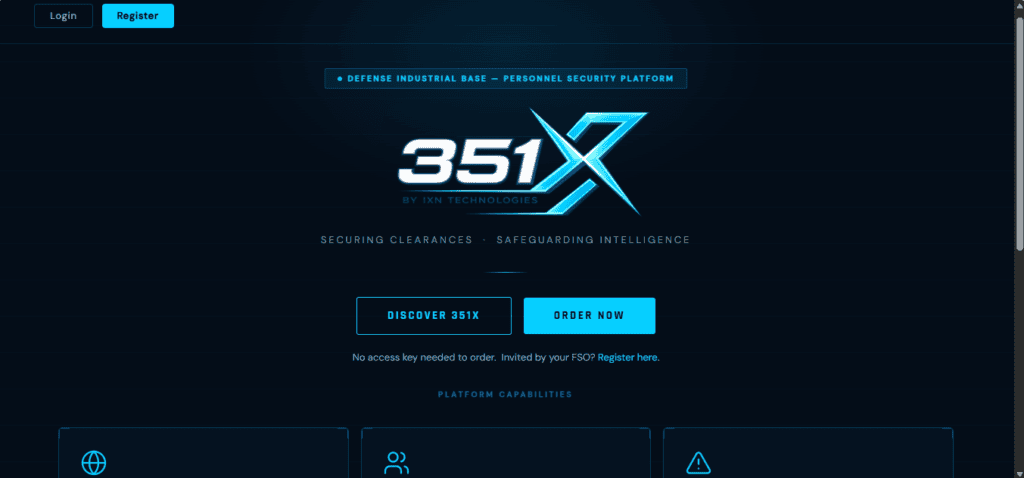 351X insider threat program management software as a service